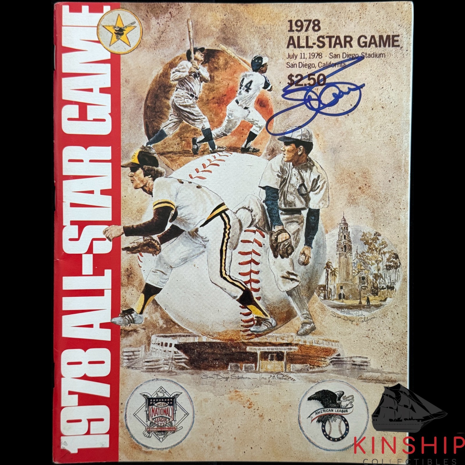 Jim Palmer signed 1978 MLB All Star Game Program JSA COA Orioles HOF Auto E383