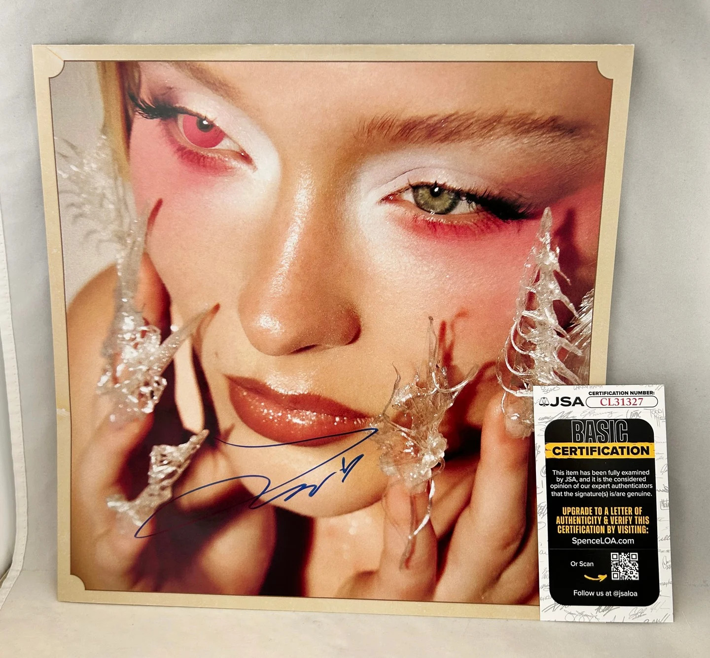 Zara Larsson Signed Vinyl Insert Venus JSA COA