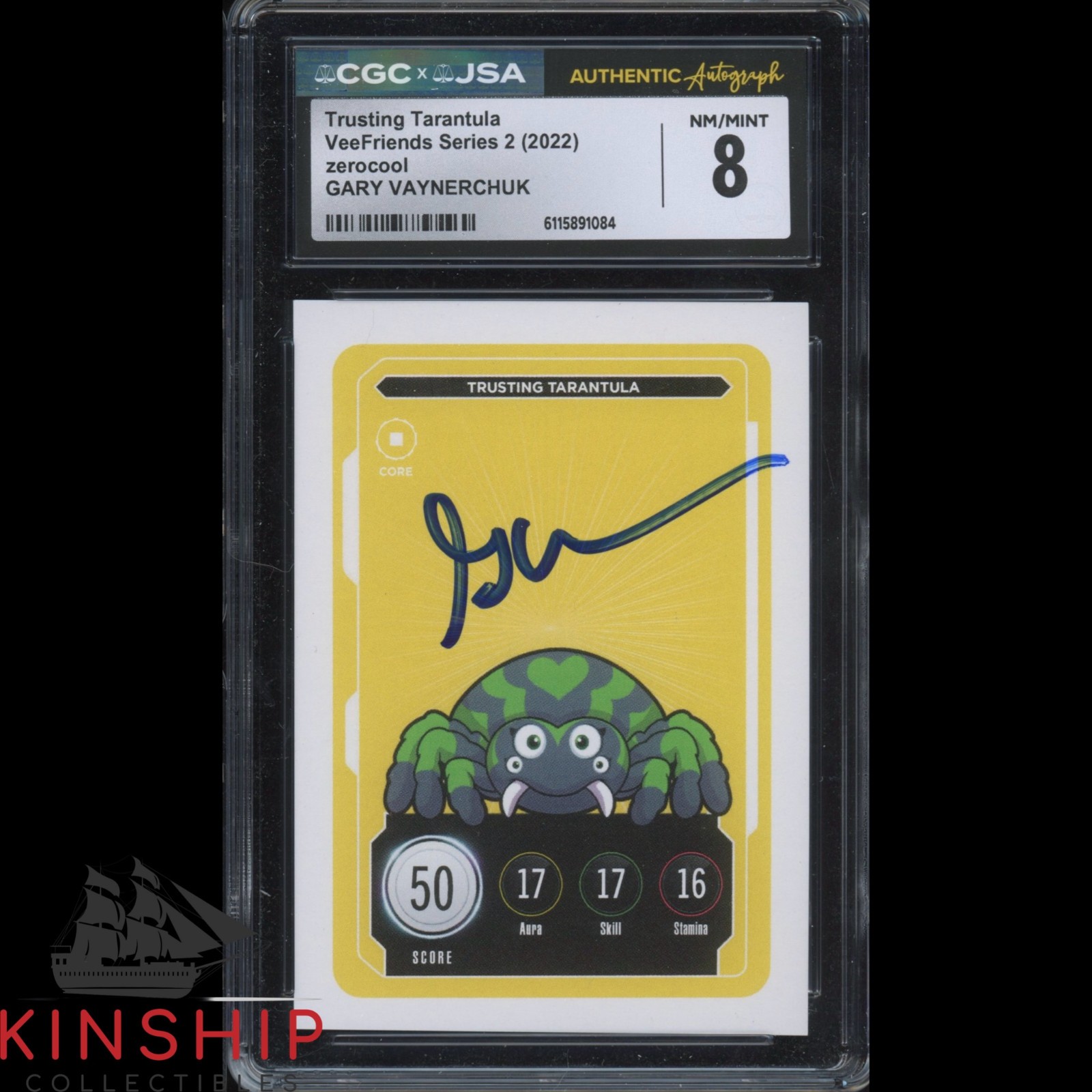 Gary Vaynerchuk signed VeeFriends Trading Card JSA CGC Slab Auto C5846