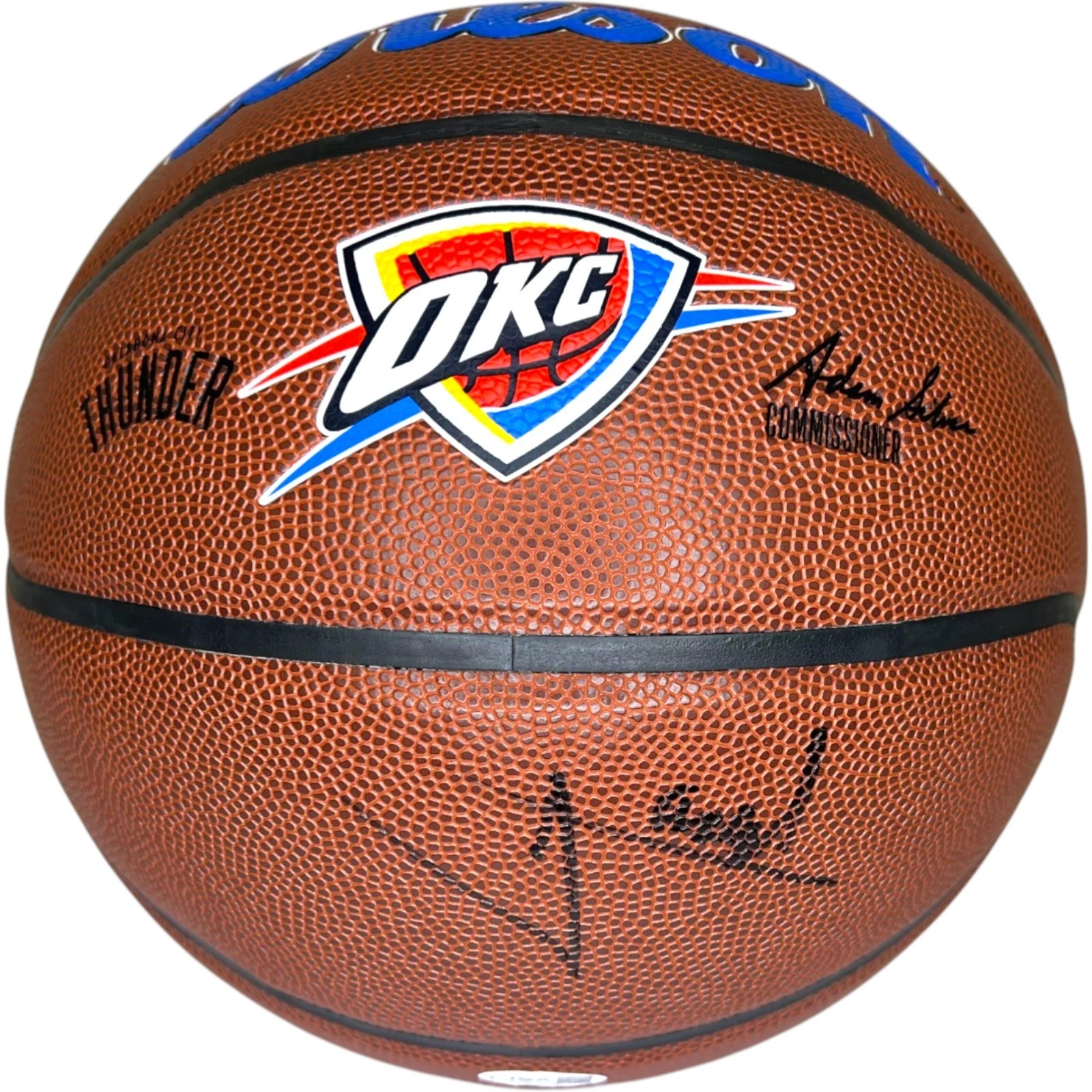 JARED MCCAIN SIGNED AUTOGRAPHED OKLAHOMA CITY THUNDER BASKETBALL OKC JSA COA