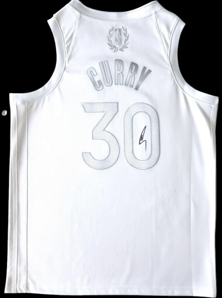 STEPHEN CURRY SIGNED AUTOGRAPHED WARRIORS MVP AUTHENTIC SWINGMAN JERSEY JSA