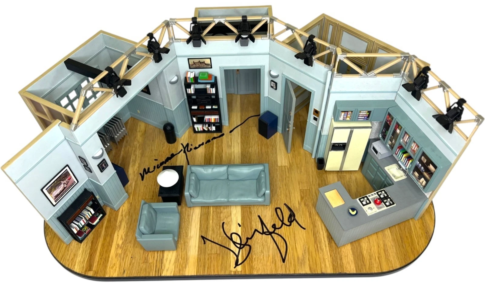 JERRY SEINFELD & MICHAEL RICHARDS SIGNED SEINFELD APARTMENT SET REPLICA JSA