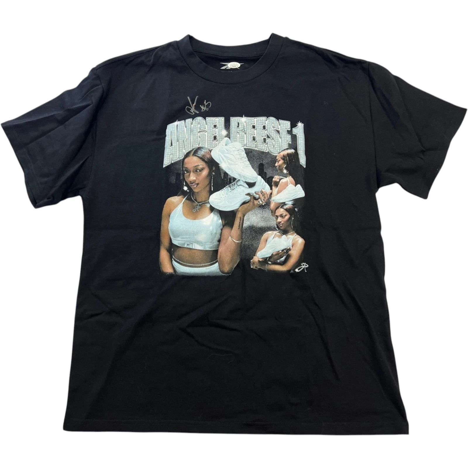 ANGEL REESE SIGNED AUTOGRAPHED REEBOK LARGE T-SHIRT WNBA BASKETBALL JSA