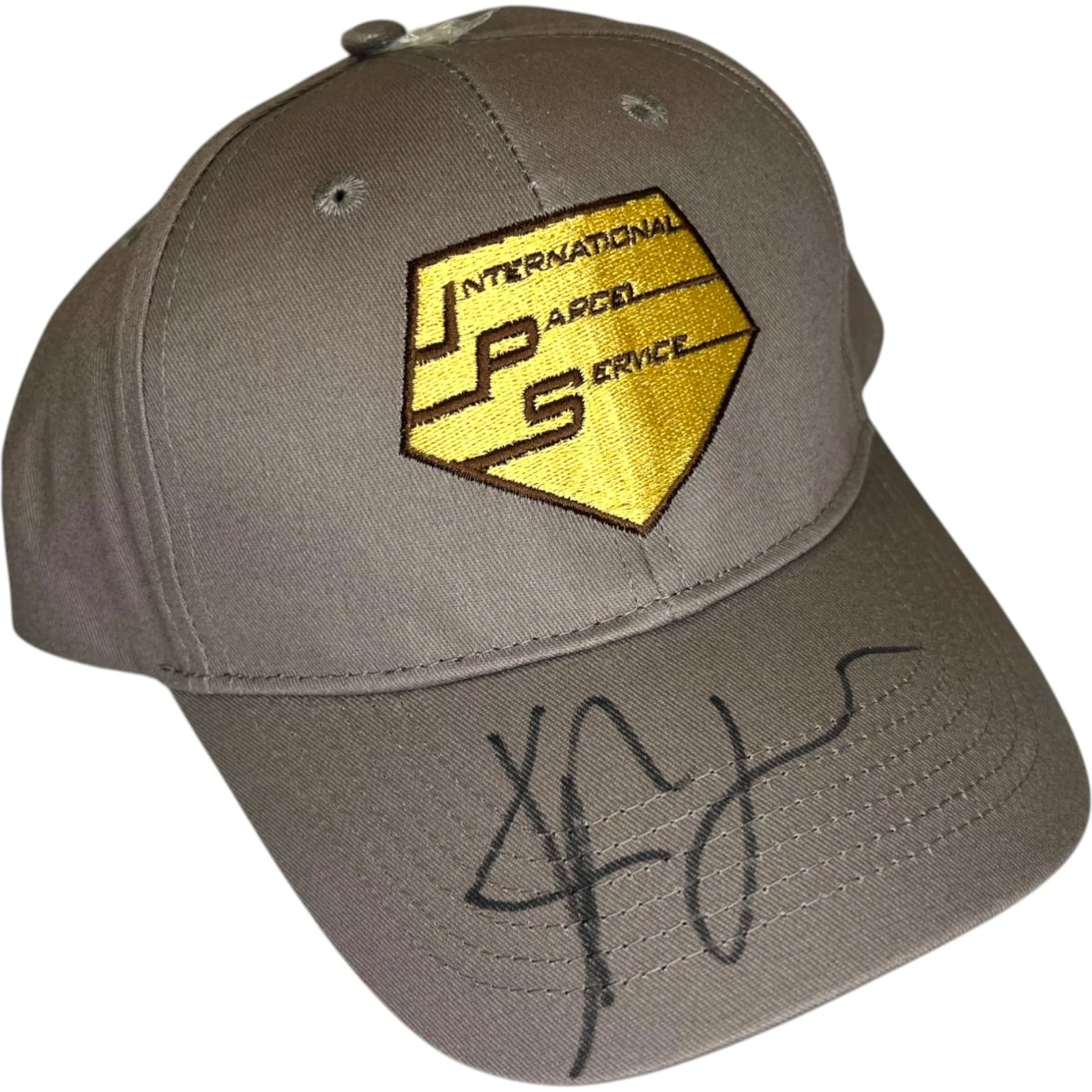 KEVIN JAMES SIGNED INTERNATIONAL PARCEL SERVICE IPS HAT THE KING OF QUEENS JSA !