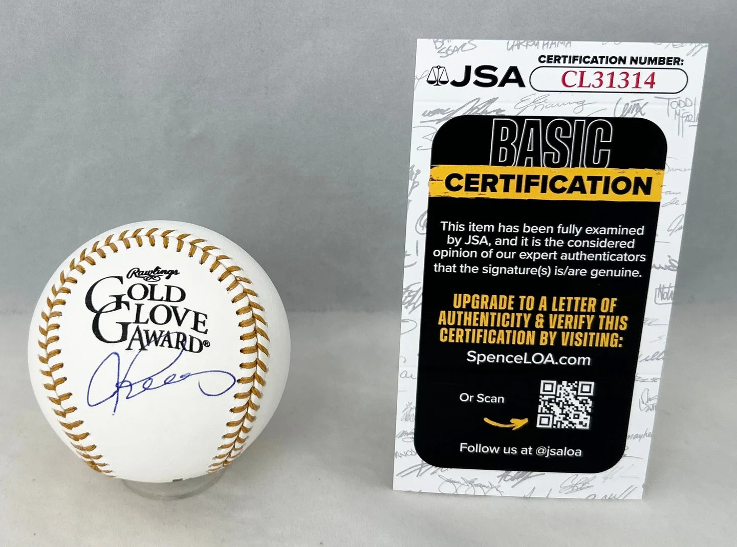 Alex Rodriguez Signed Gold Glove Baseball New York Yankees JSA COA
