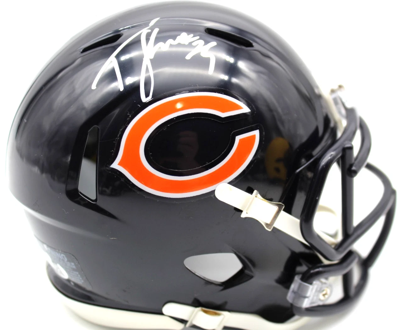 Tyrique Stevenson Chicago Bears Signed Mini Football Helmet w/JSA COA CL20619