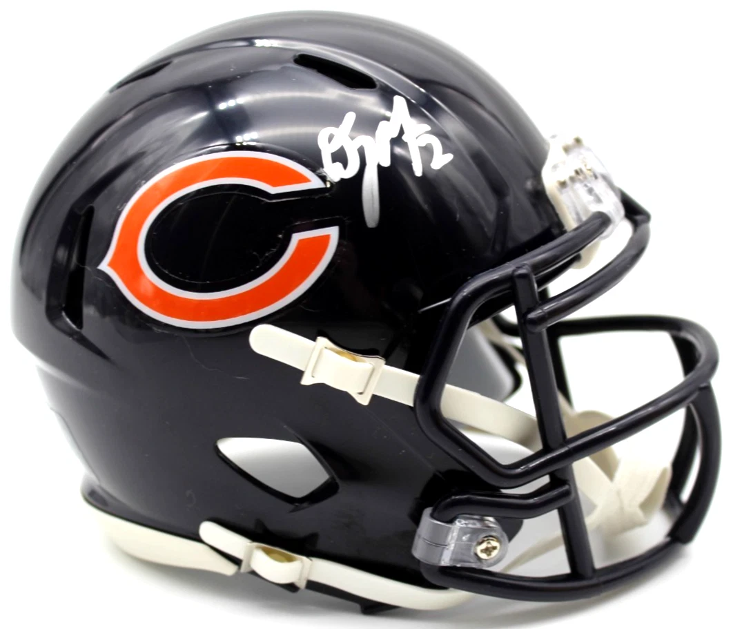 DJ Moore D.J. Chicago Bears Signed Mini Football Helmet w/JSA COA CL20628
