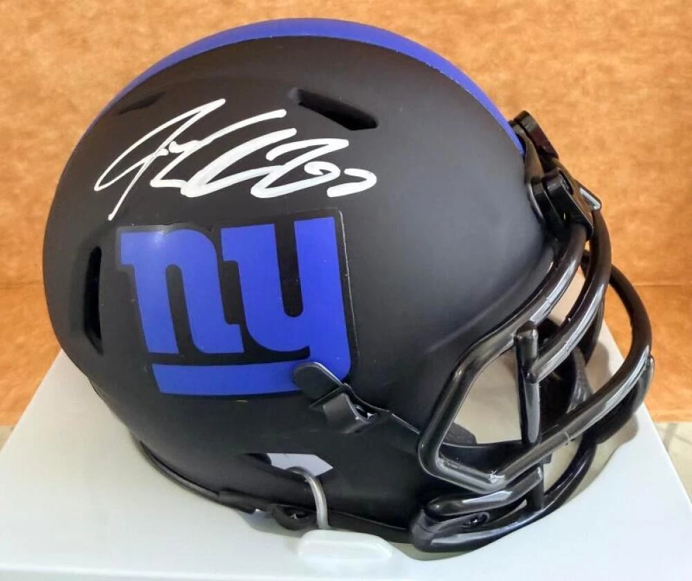 JEREMY SHOCKEY NEW YORK GIANTS ECLIPSE SIGNED AUTOGRAPHED MINI HELMET