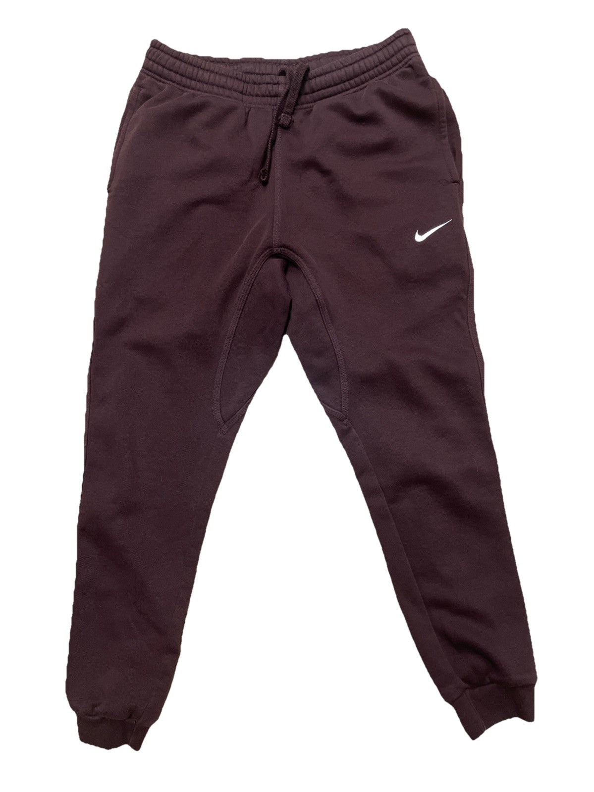 Nike Sportswear Warm Fleece Joggers Sweat Pants Burgundy / Maroon Size Medium