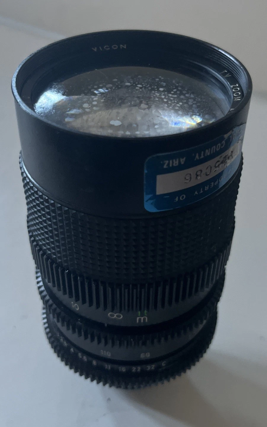 C14159 Vicon TV Zoom Lens 11-110mm f/1.8 C Mount READ