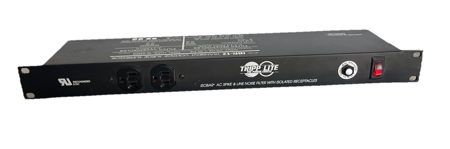 Tripp Lite IBR-12 Isobar 12-Outlet Network Server Surge Supressor 15A 105-135V