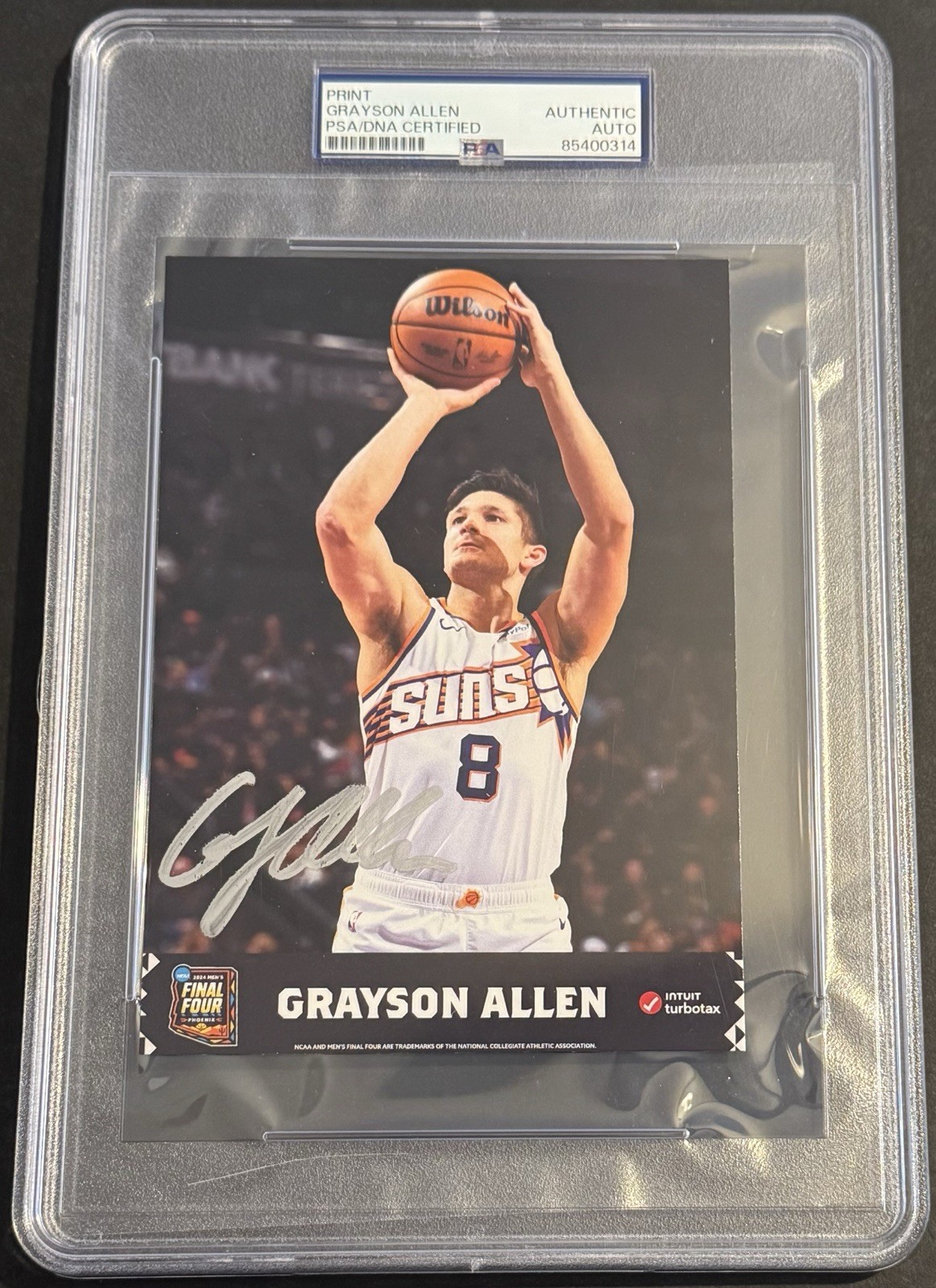Grayson Allen Signed Autographed Phoenix Suns Photograph PSA/DNA Slabbed