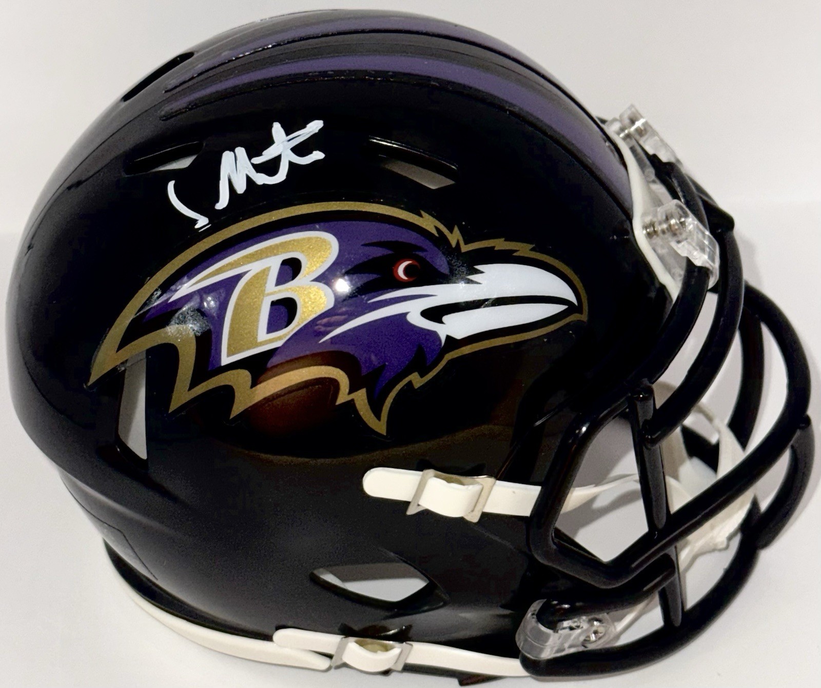 Jesse Minter Signed Autographed Baltimore Ravens Mini Helmet PSA/DNA COA