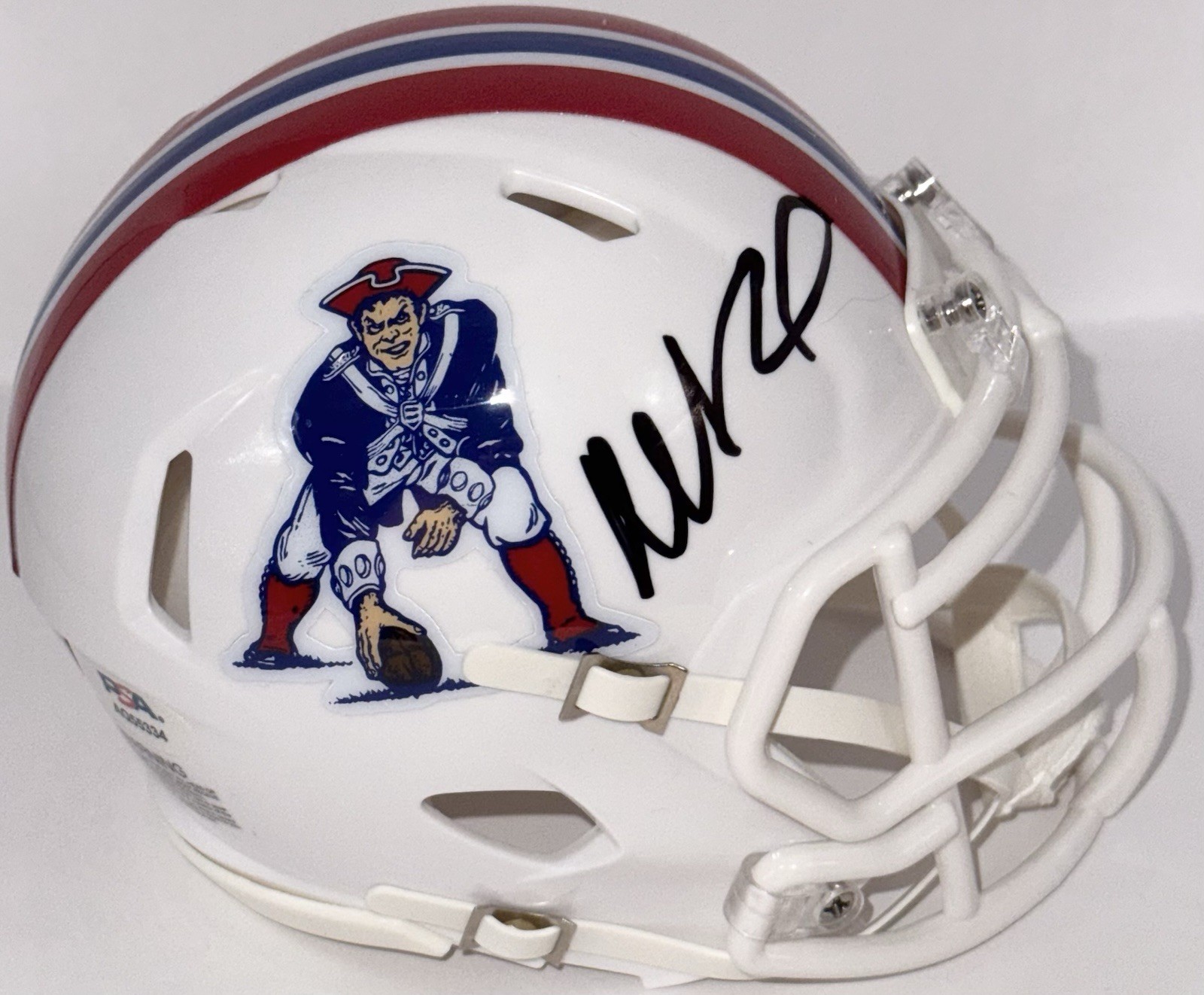 Mike Vrabel Signed Autographed New England Patriots Mini Helmet PSA/DNA COA