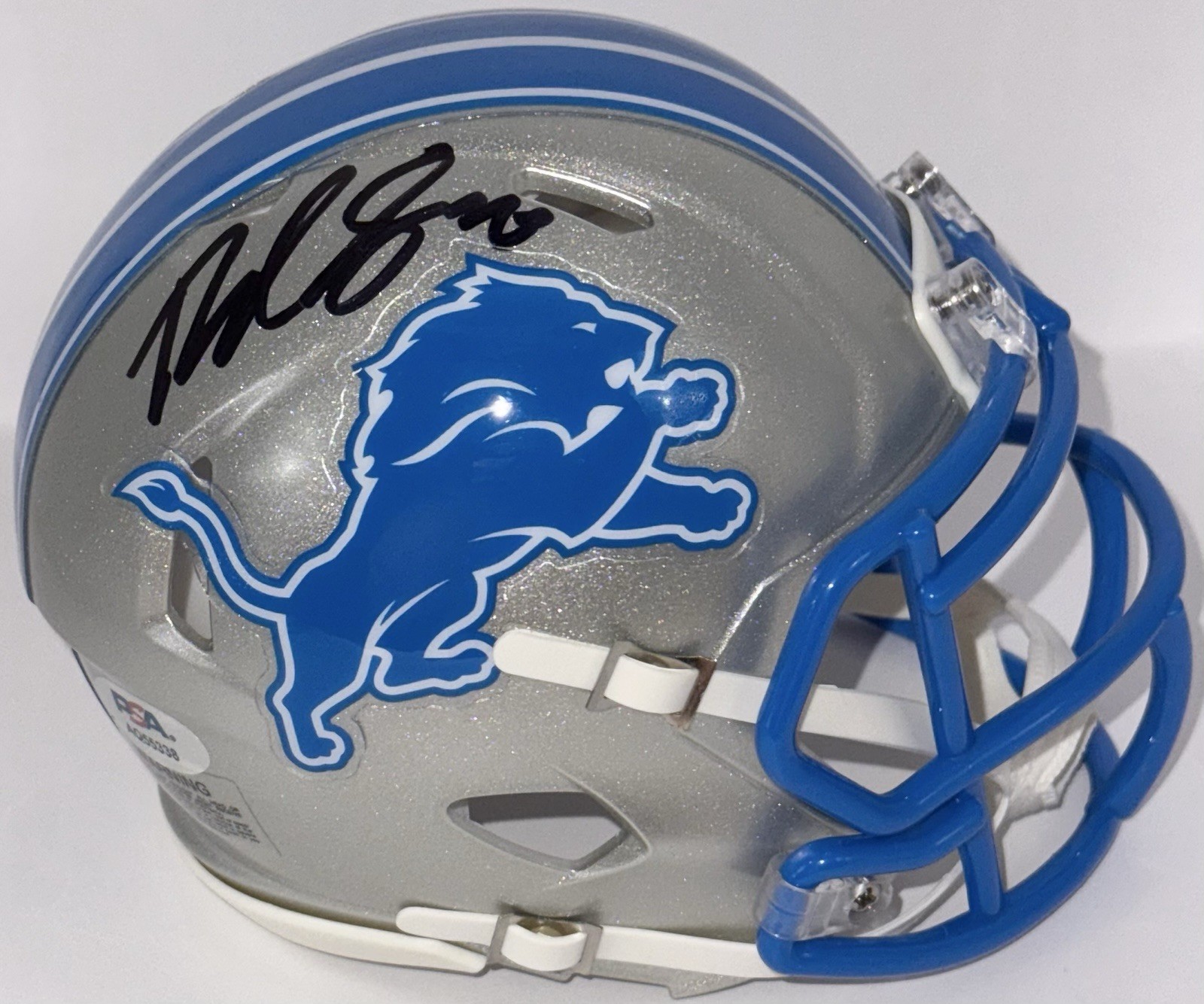 Dan Skipper Signed Autographed Detroit Lions Mini Helmet PSA/DNA COA