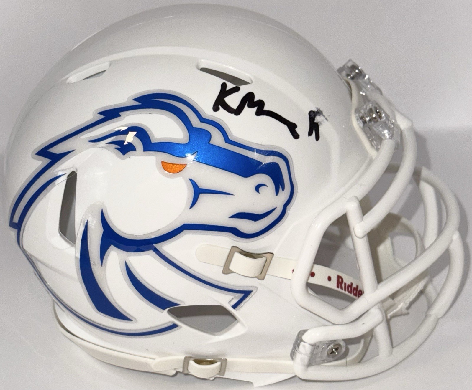 Kellen Moore Signed Autographed Boise State Broncos Mini Helmet PSA/DNA COA
