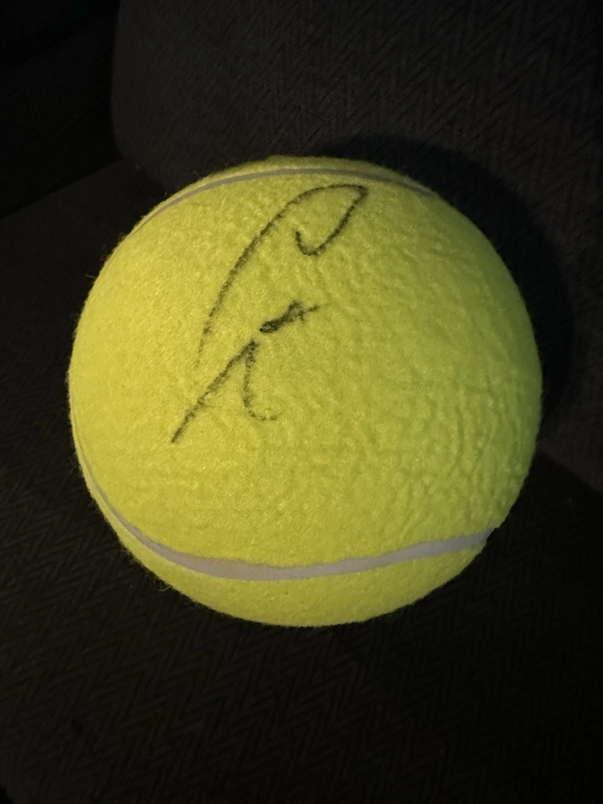 Carlos Alcaraz Signed 9” Jumbo Tennis Ball JSA Authentication LOA