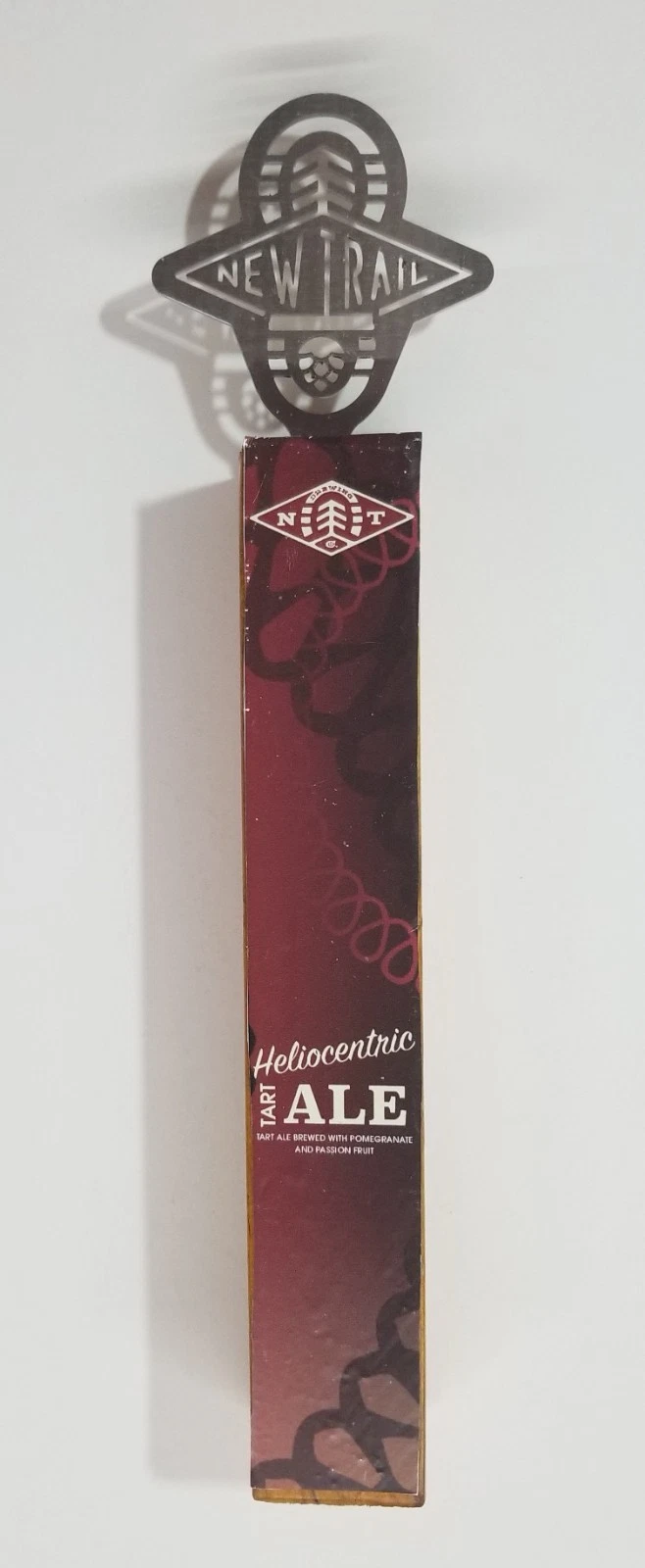 Official New Trail Brewing Heliocentric Tart Ale Beer Tap Handle Williamsport PA