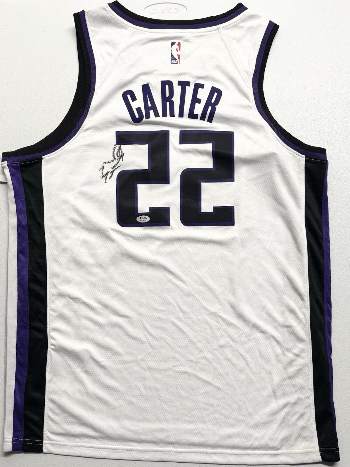 Devin Carter Signed Autographed Sacramento Kings Jersey PSA/DNA COA