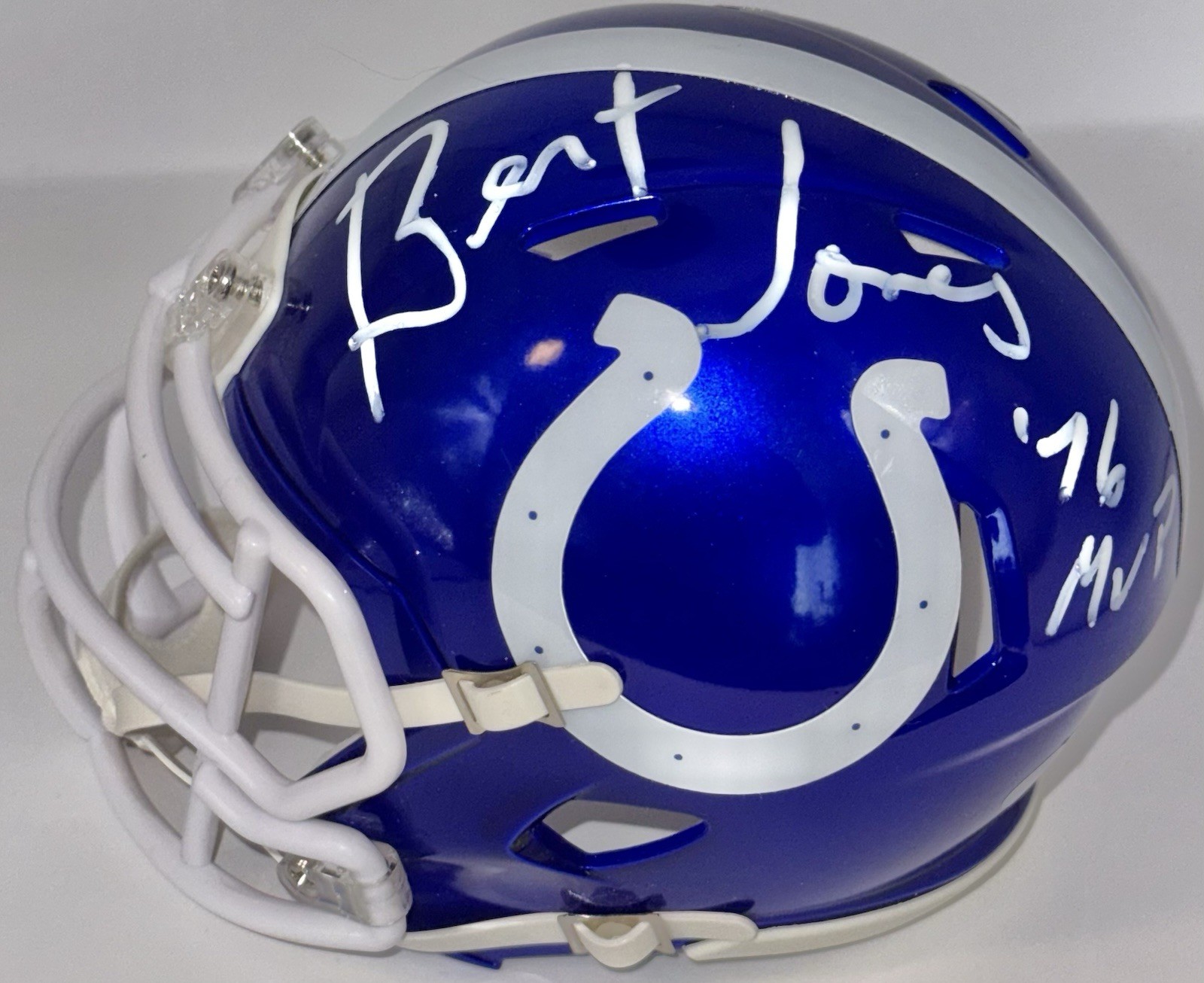 Bert Jones Signed Autographed Indianapolis Colts Flash Mini Helmet PSA/DNA COA