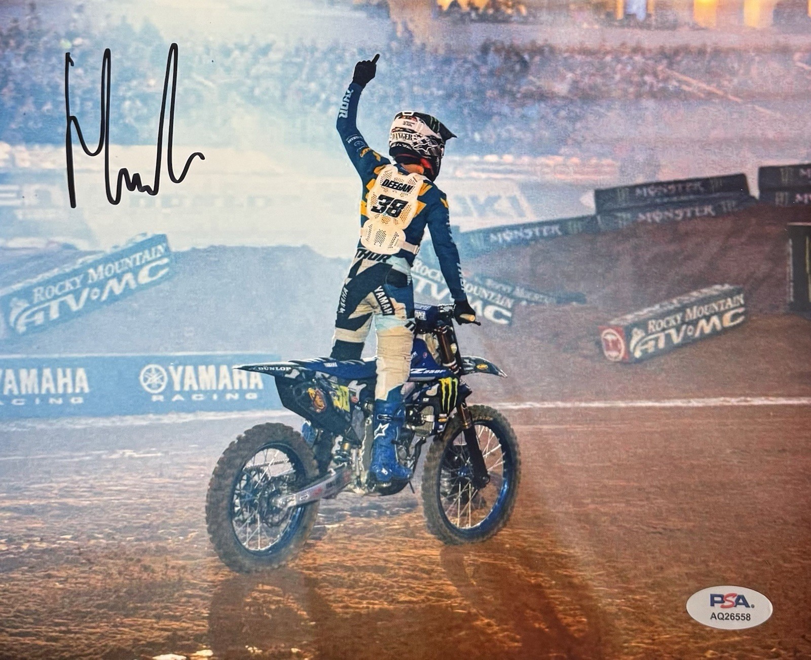 Haiden Deegan Signed Autographed Motocross Monster PSA/DNA COA Danger