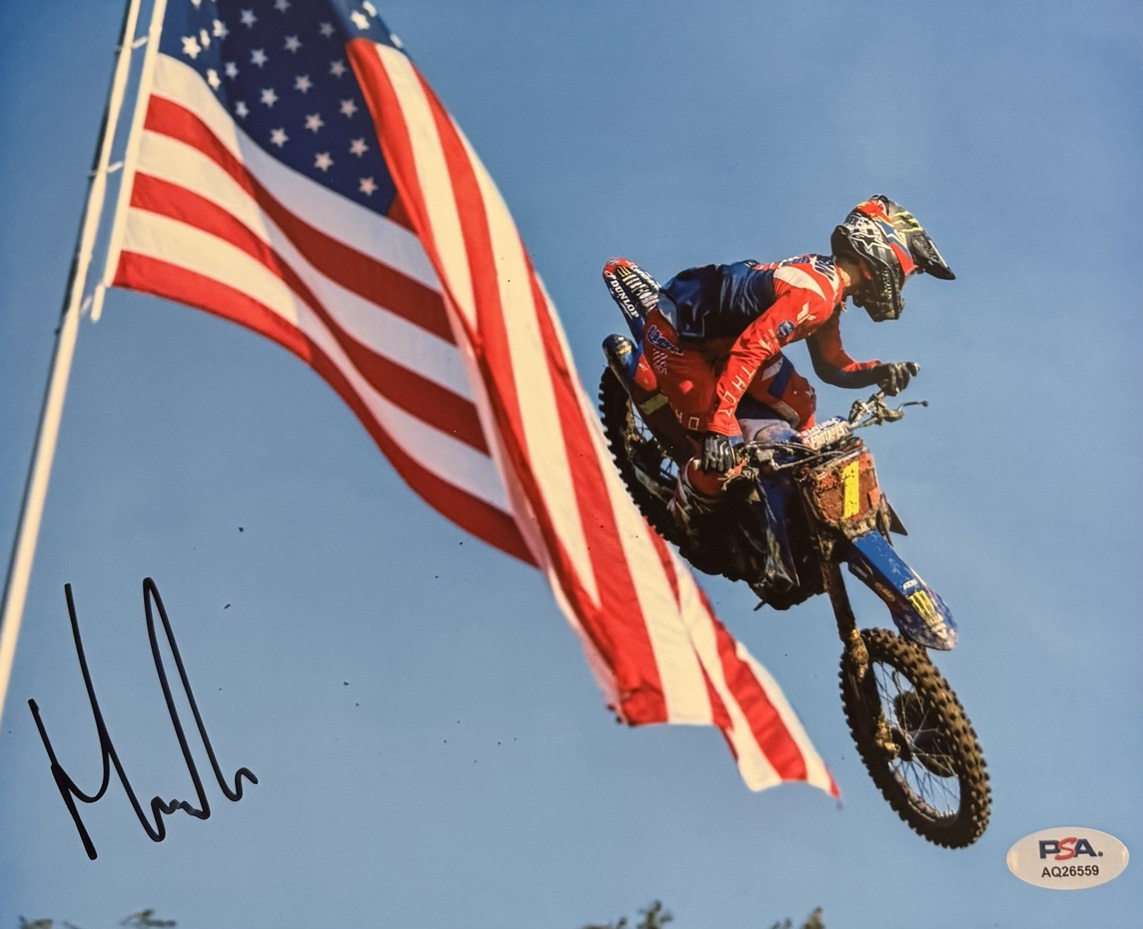 Haiden Deegan Signed Autographed Motocross Monster PSA/DNA COA Danger