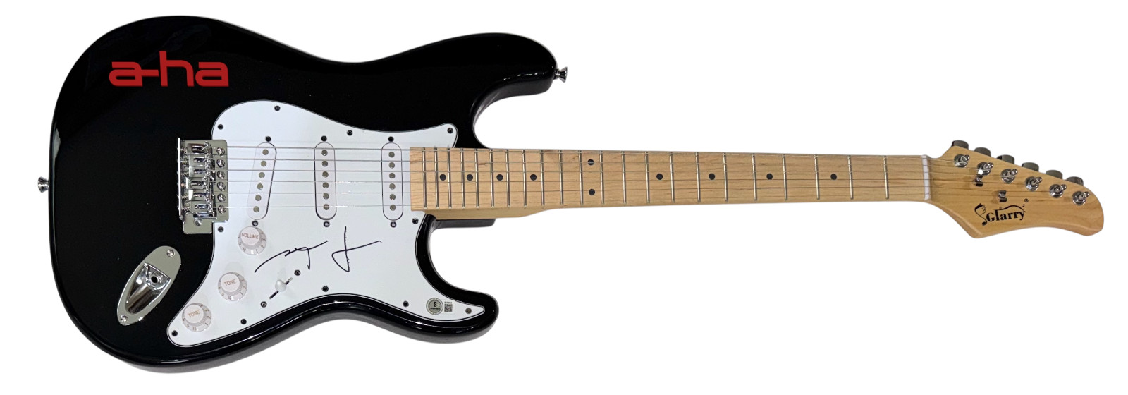 A-ha Magne Furuholmen Signed Autograph Electric Guitar Take On Me Band BAS COA