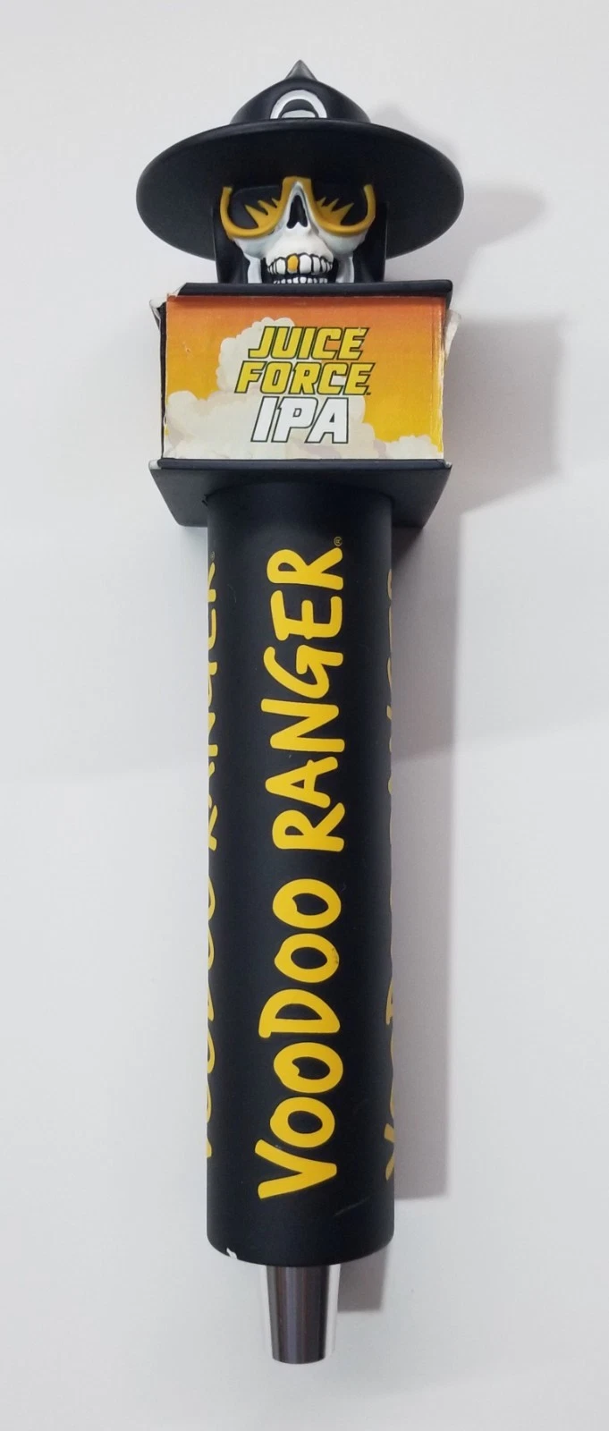Official New Belgium Skull Voodoo Ranger Juice Force IPA Beer Tap Handle Black A