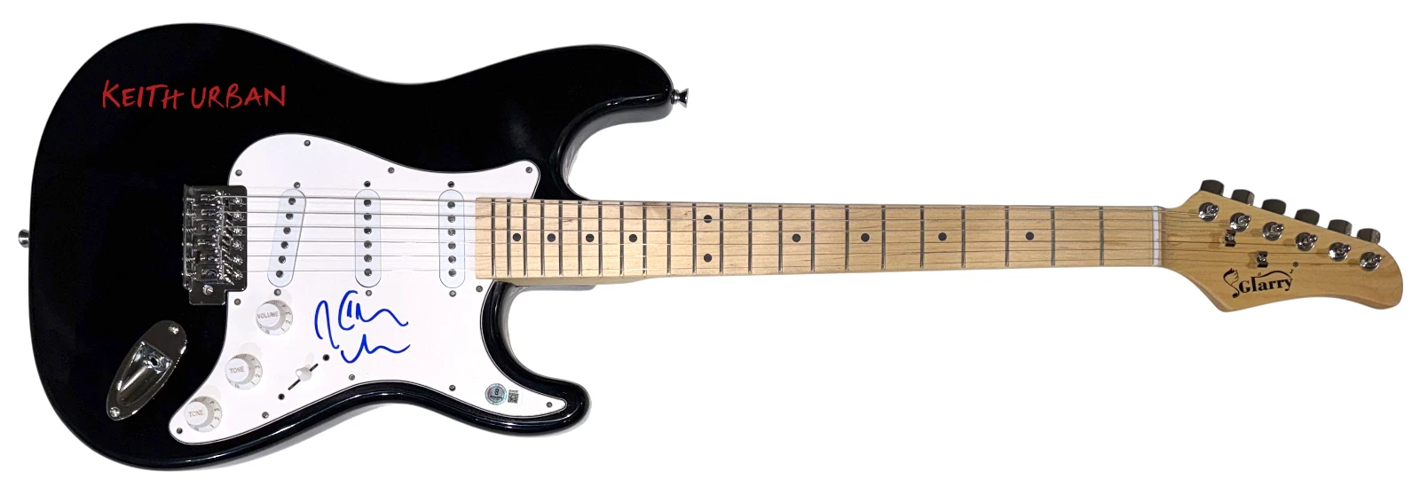 Keith Urban Signed Autograph Electric Guitar Country Music Star Beckett COA