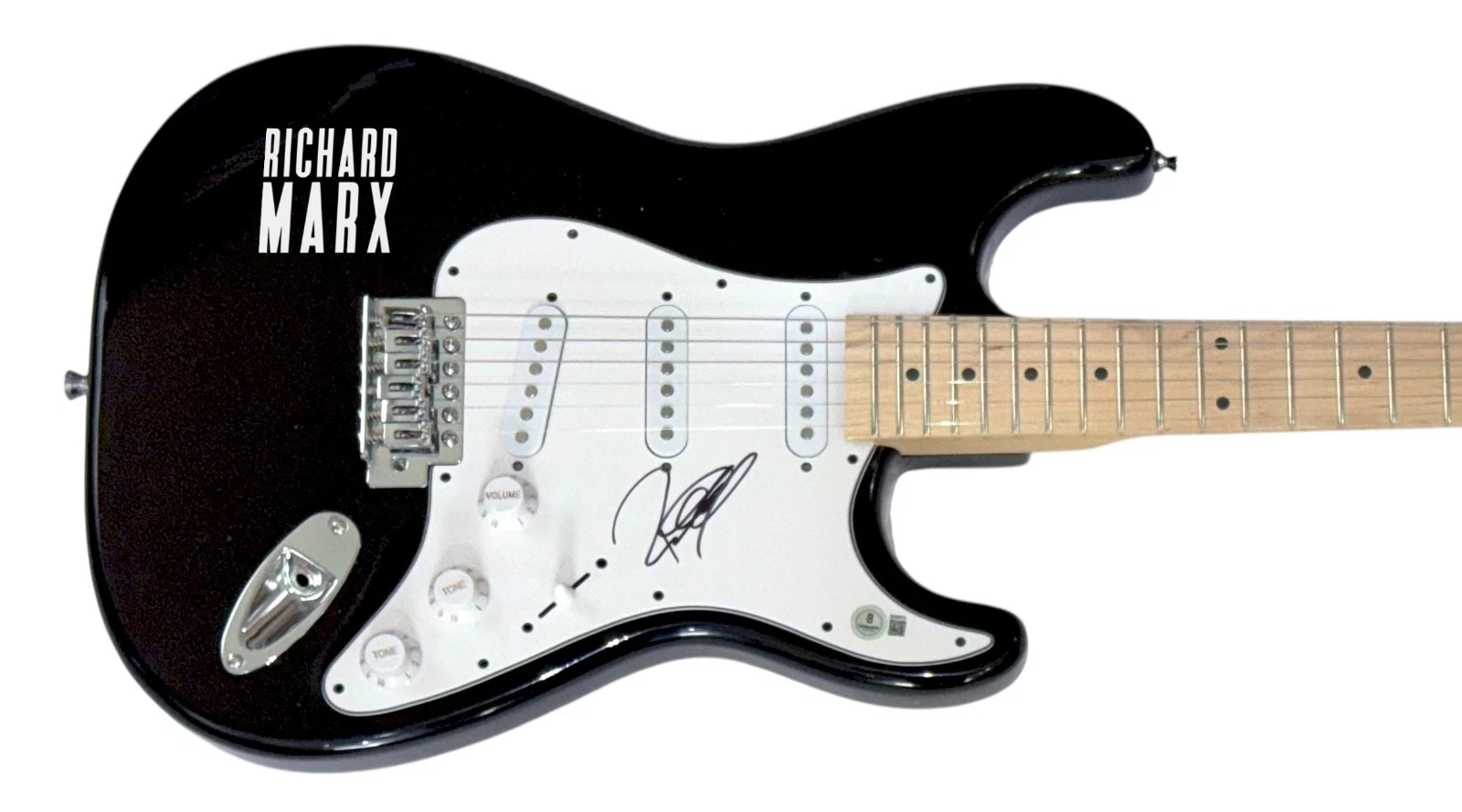 Richard Marx Signed Autograph Electric Guitar Repeat Offender Singer Beckett COA