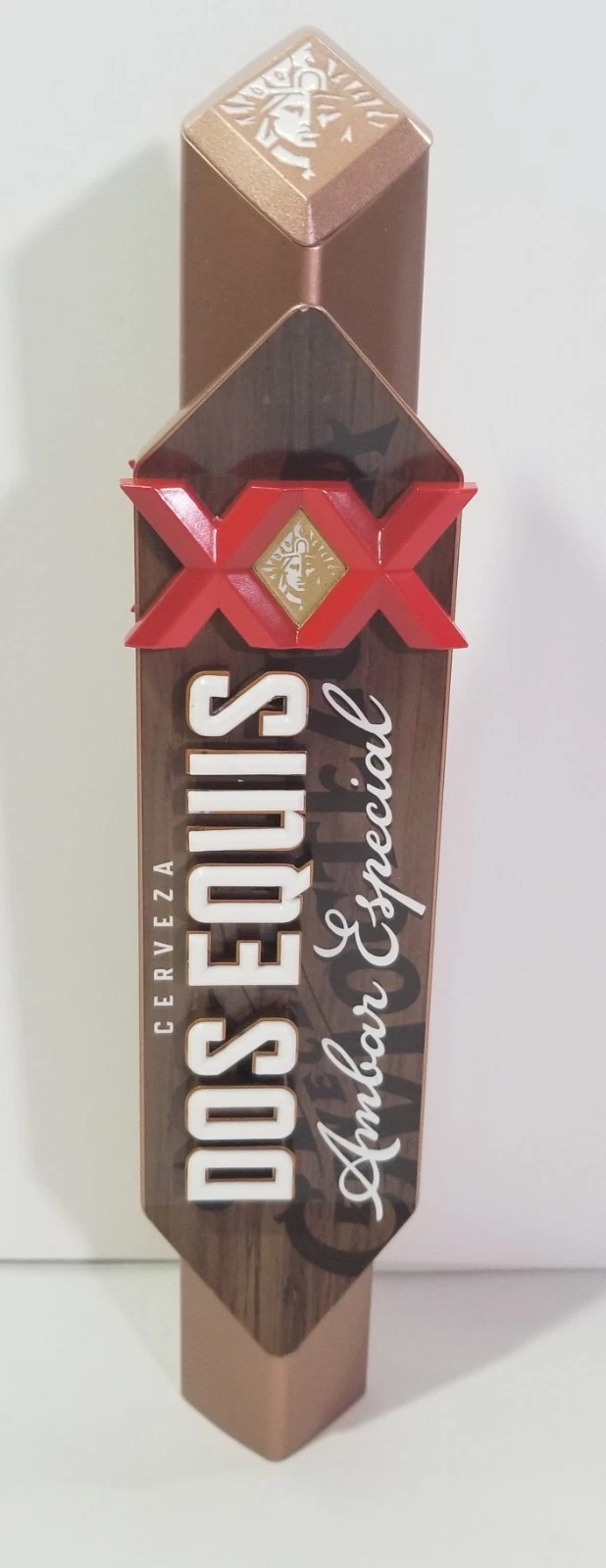 Dos Equis Ambar Especial Signature 2021 Edition Beer Tap Handle Knob Amber