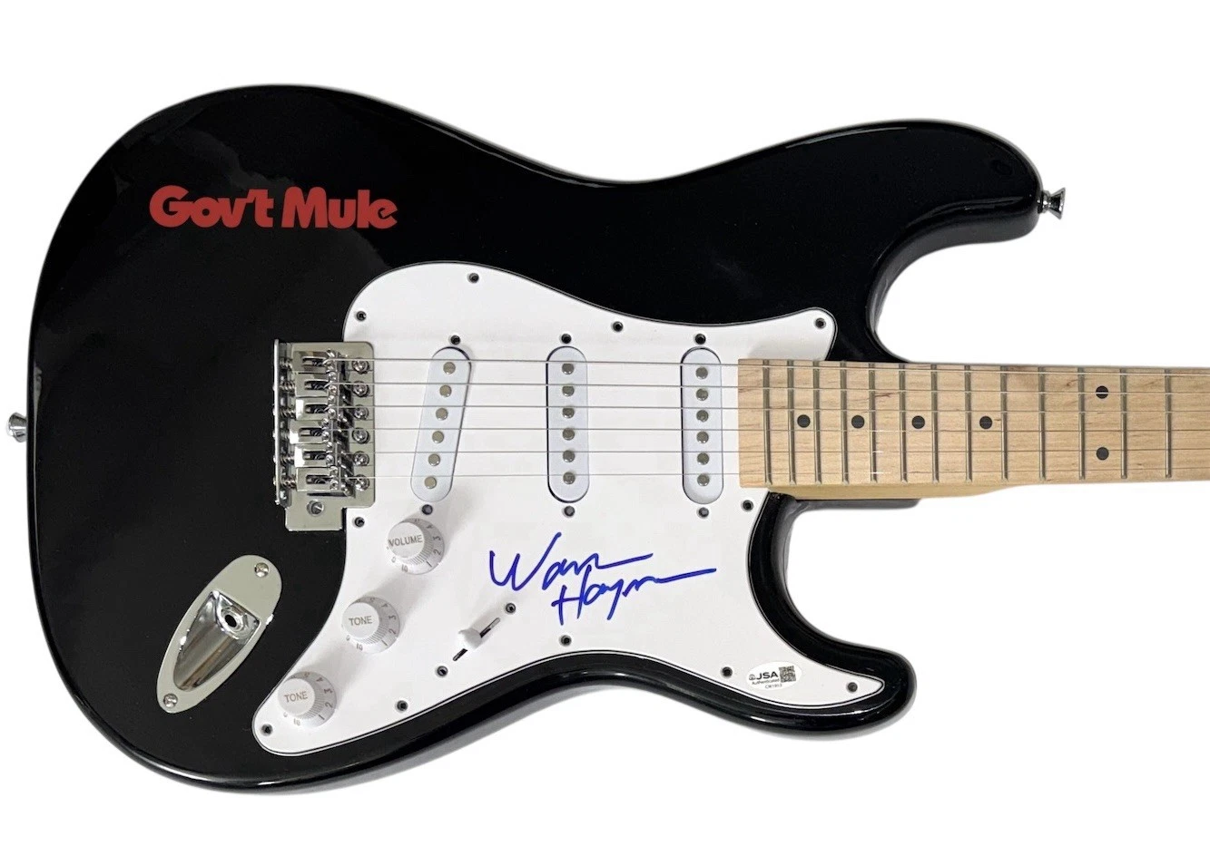 Warren Haynes Gov't Mule Signed Autograph Electric Guitar Allman Brothers JSA