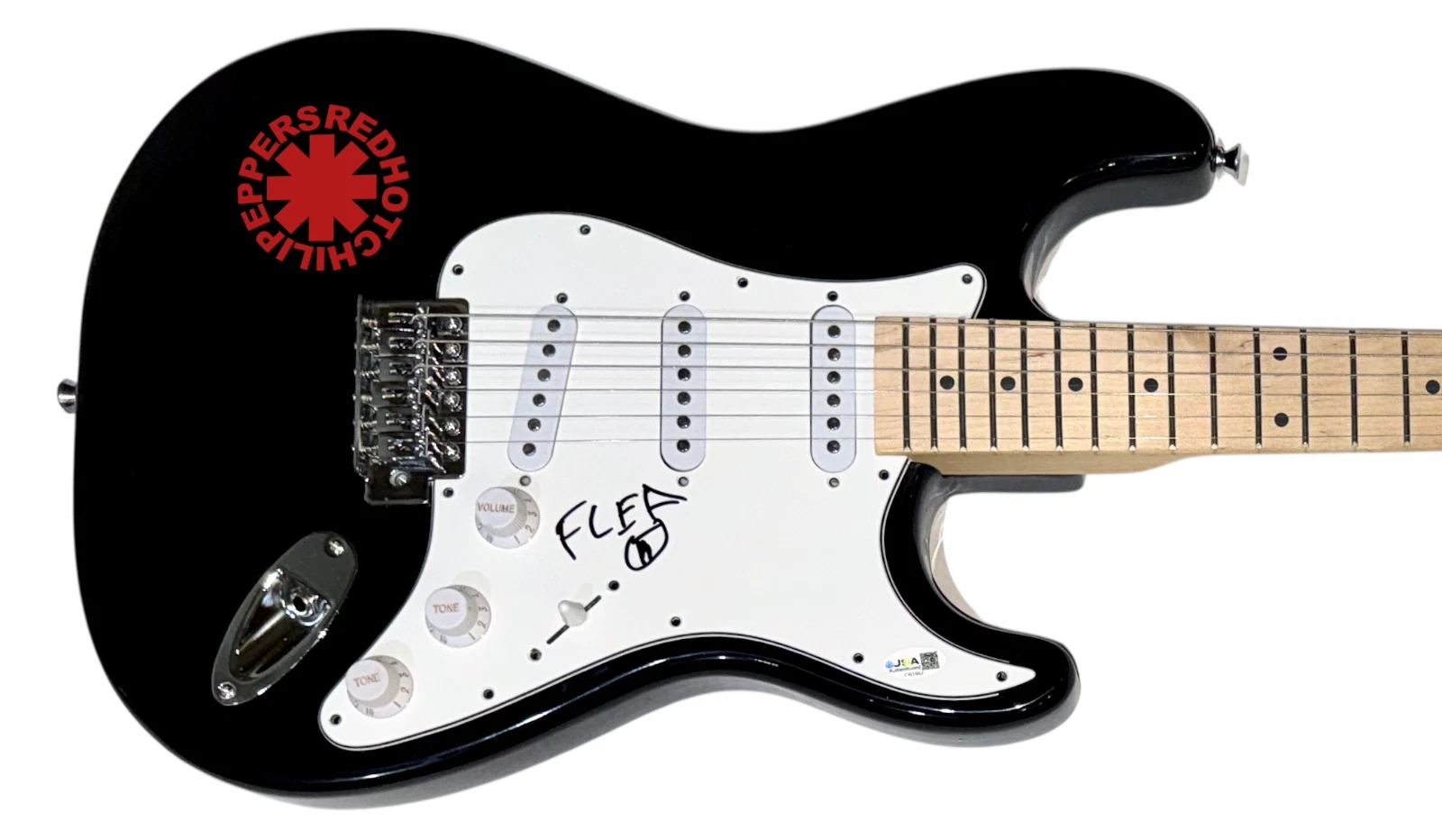 Flea Red Hot Chili Peppers Signed Autograph Electric Guitar RHCP Band JSA COA