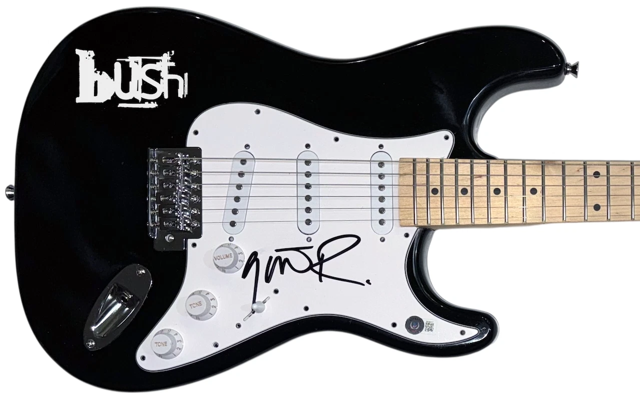Gavin Rossdale BUSH Signed Autograph Electric Guitar Band Sixteen Stone Beckett