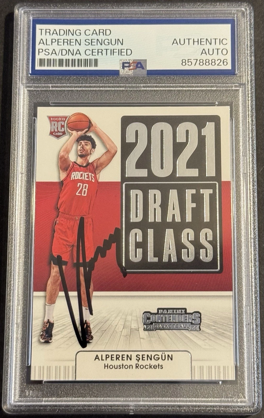 Alperen Sengun Signed 2021-22 Chronicles Rookie Card PSA/DNA Slabbed Rockets