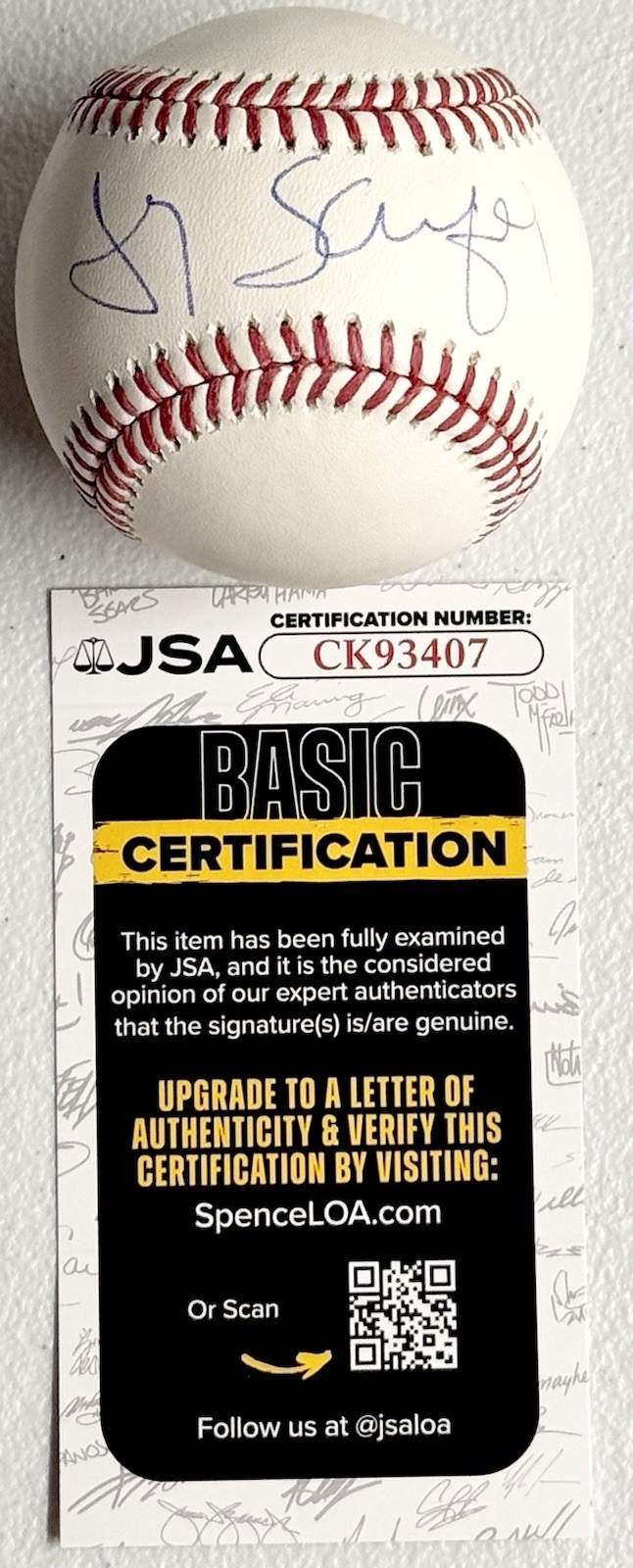 Jerry Seinfeld Signed Autographed OML Baseball JSA COA Mets
