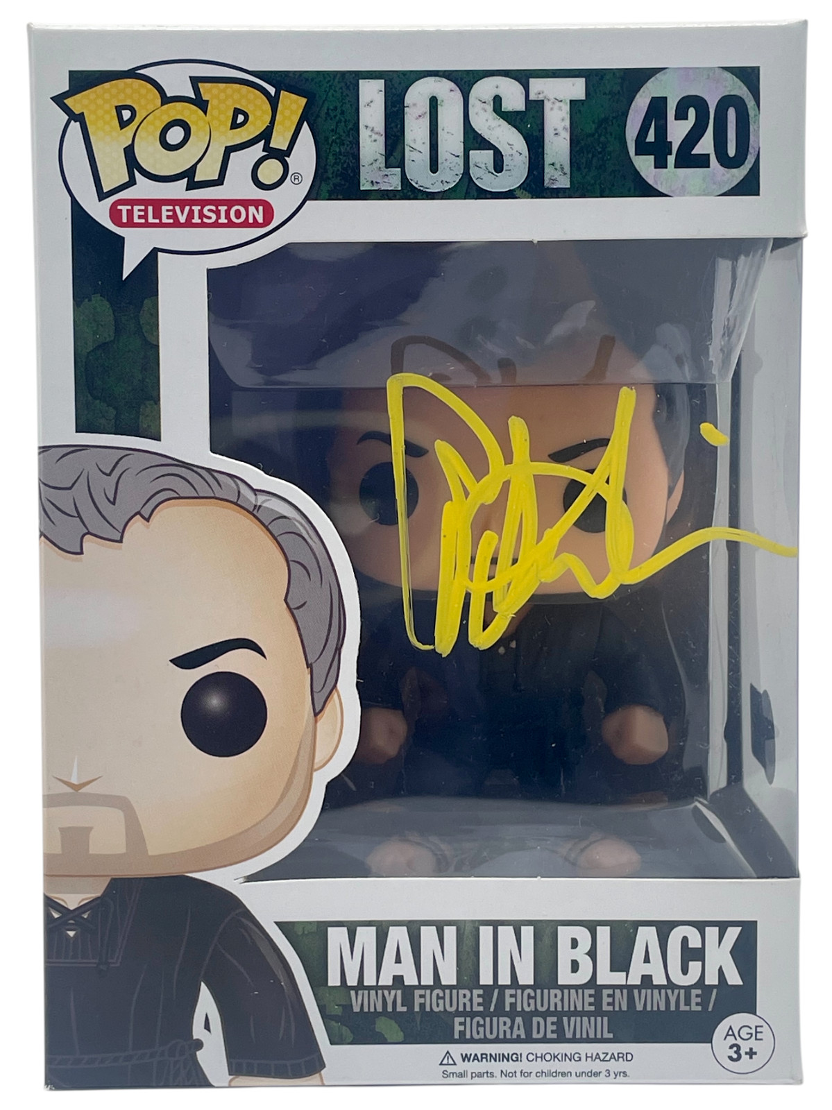 Titus Welliver Signed Autograph Lost The Man In Black Funko Pop 420 Beckett COA