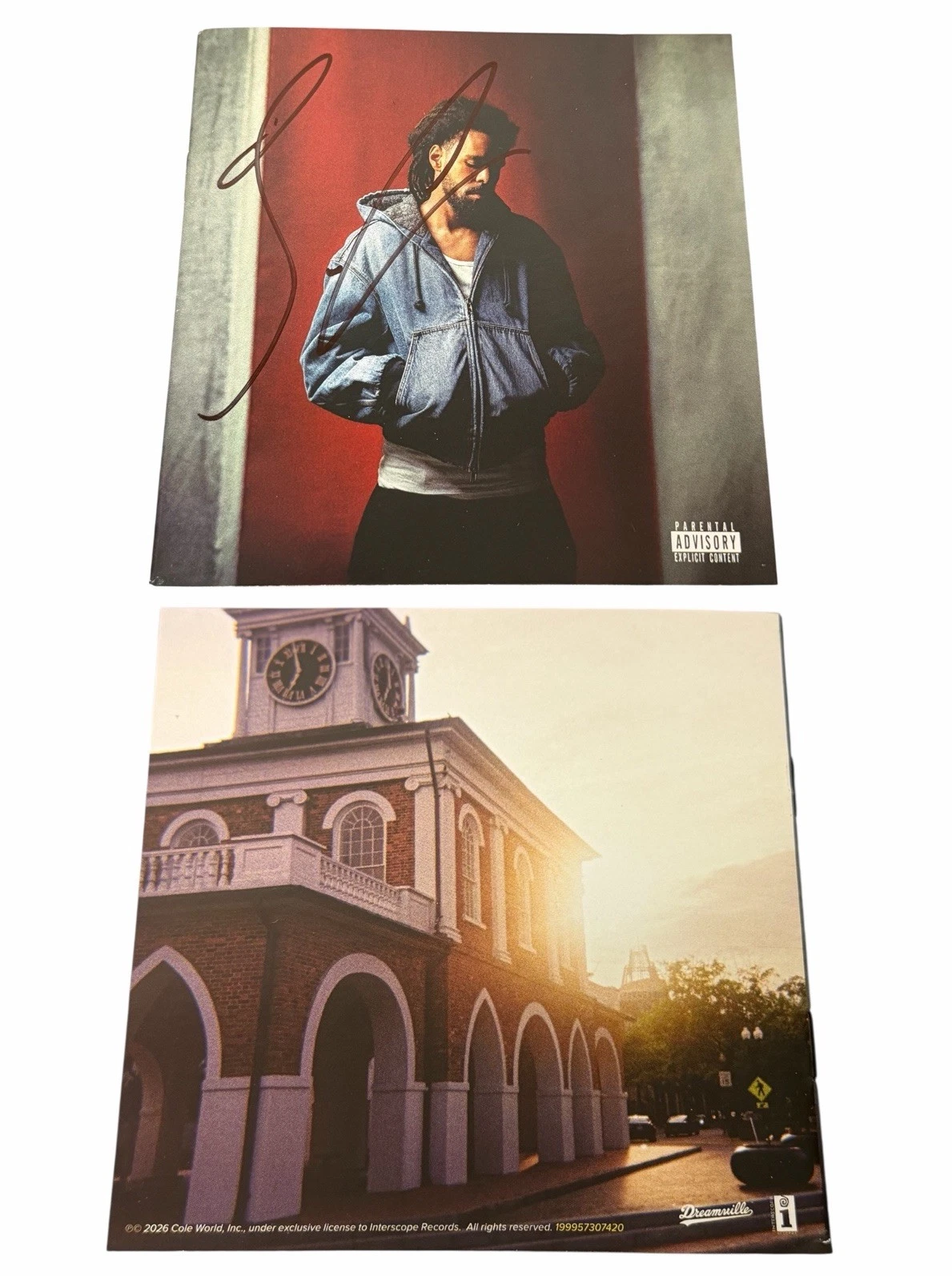 J. Cole Signed Autographed 2026 The Fall-Off CD Cover PROOF RARE AUTO DREAMVILLE