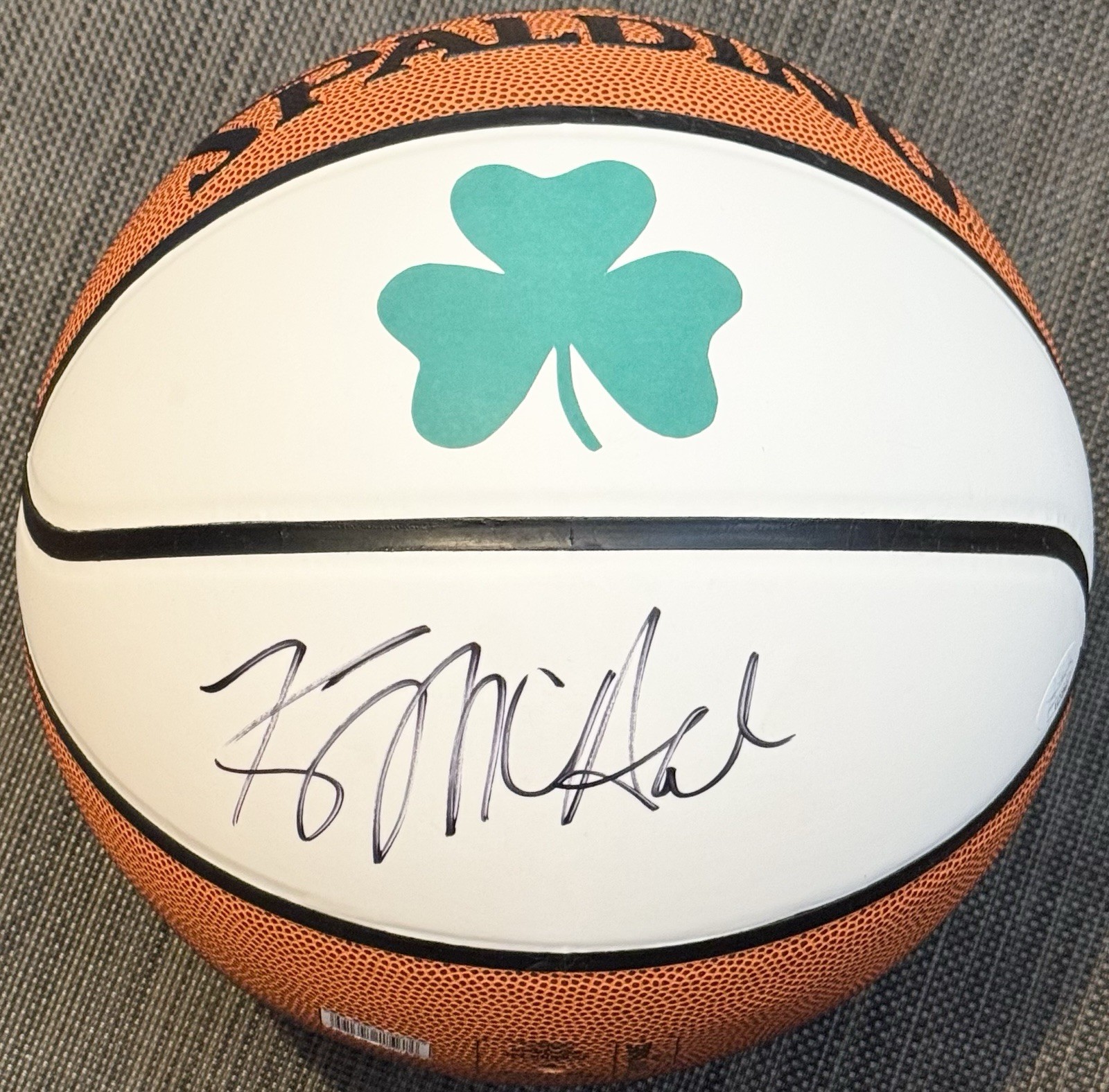 Kevin Mchale Signed Autographed Boston Celtics Logo Basketball JSA COA