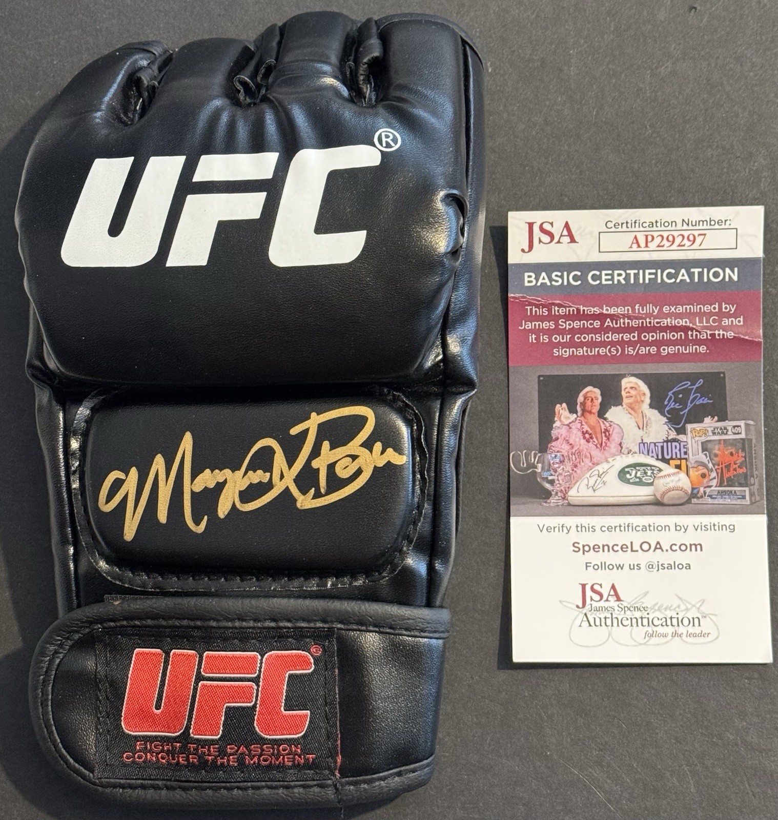 Maycee Barber Signed Autographed UFC Fighter Glove JSA COA
