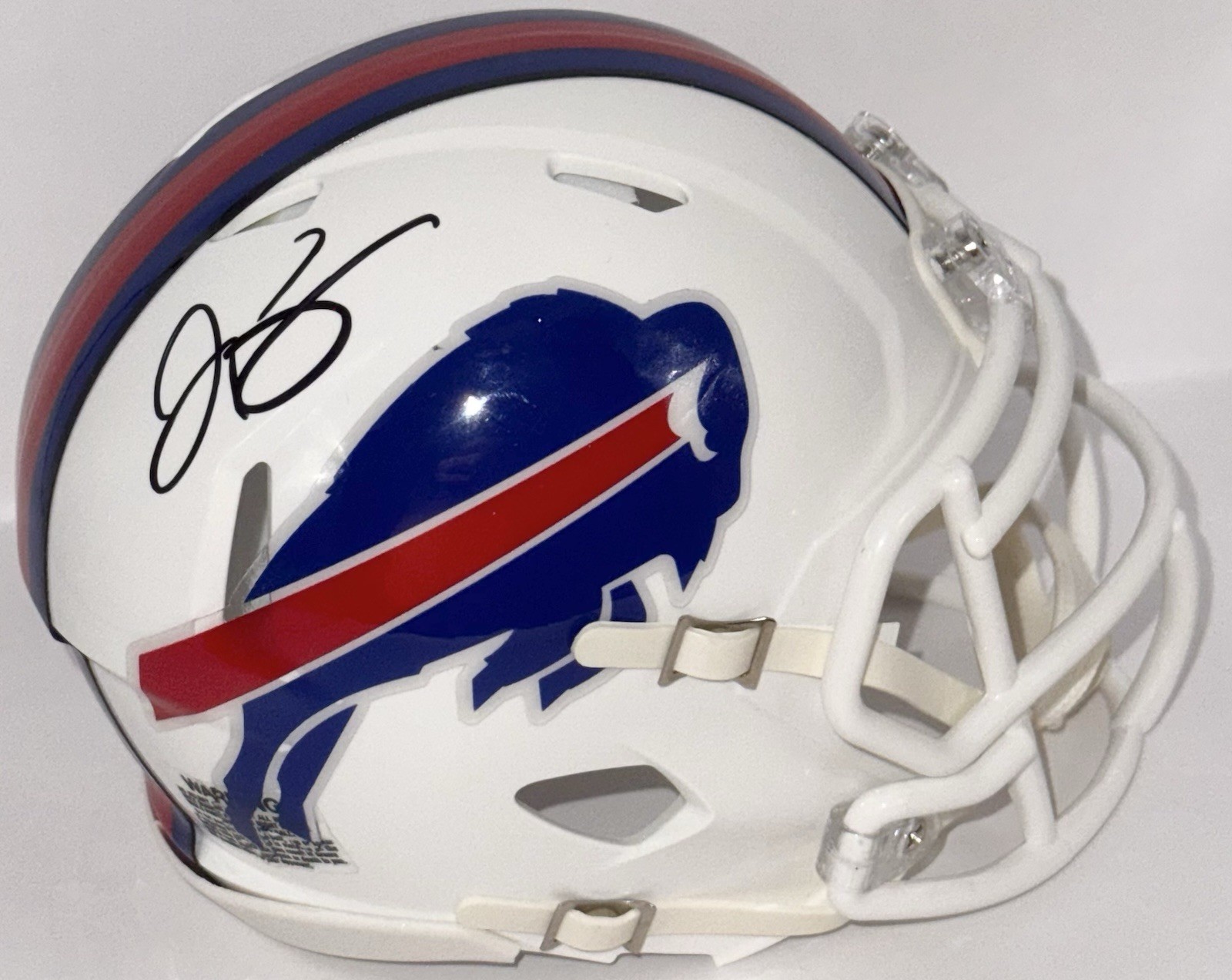 Joe Brady Signed Autographed Buffalo Bills Mini Helmet PSA/DNA COA Bills Mafia