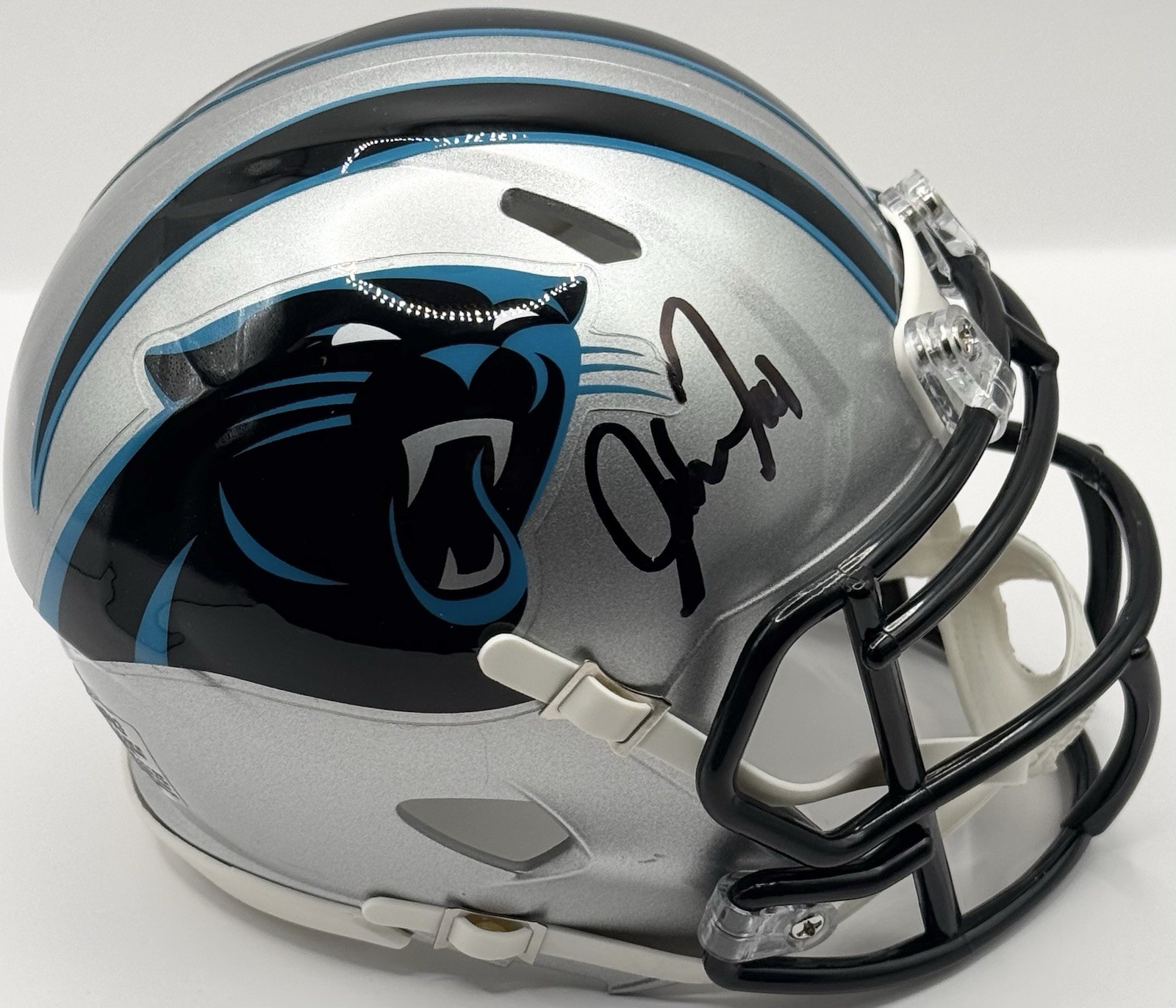 John Fox Signed Autographed Carolina Panthers Mini Helmet PSA/DNA COA