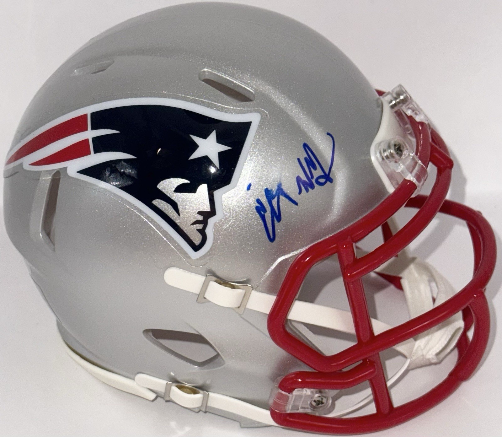 Eliot Wolf Signed Autographed New England Patriots Mini Helmet PSA/DNA COA