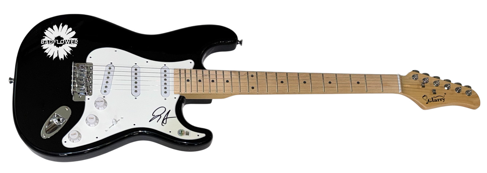 Josh Katz BADFLOWER Signed Autograph Electric Guitar Band Singer Beckett COA