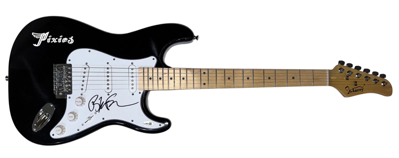 Black Francis The Pixes Signed Autograph Electric Guitar Band Singer JSA COA