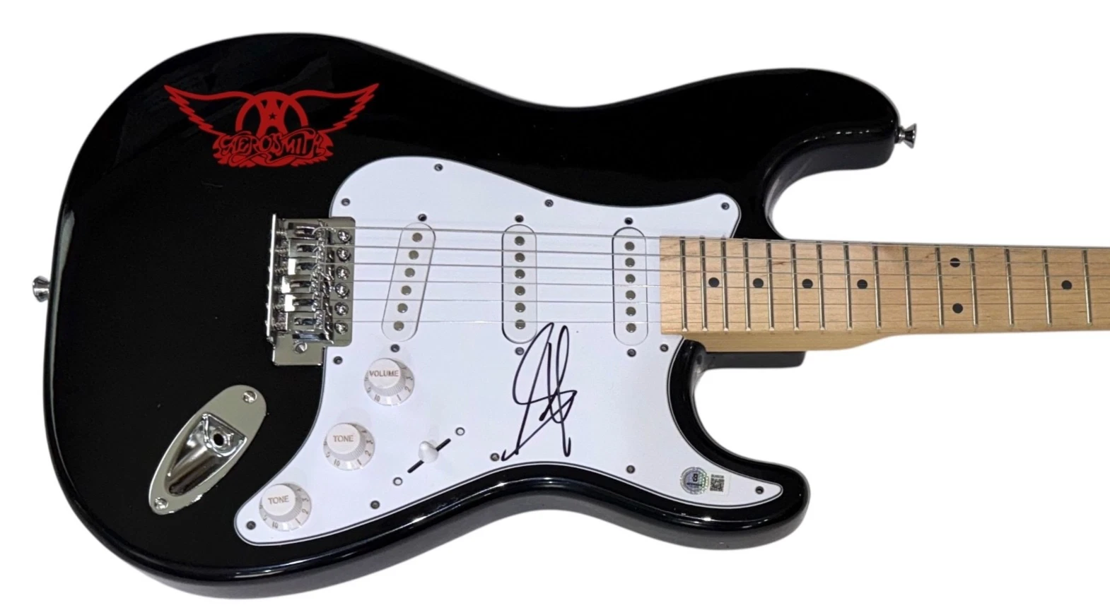 Steven Tyler AEROSMITH Signed Electric Guitar Autograph Band Singer Beckett COA