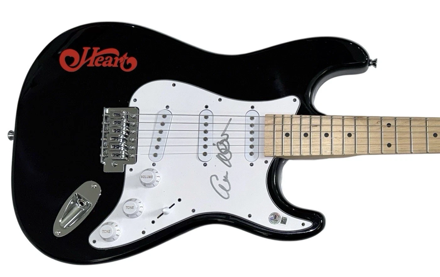 Ann Wilson HEART Signed Autograph Electric Guitar Heart Band Singer Beckett COA