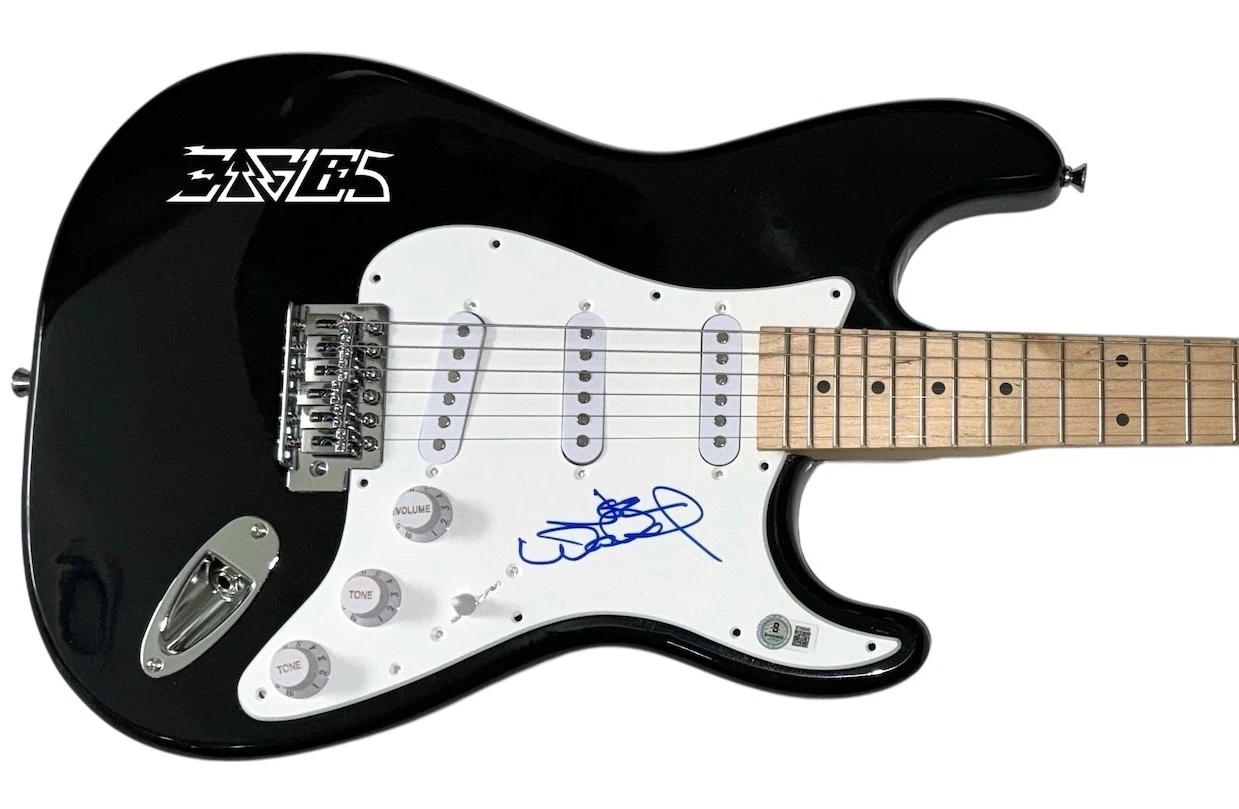 Joe Wash The Eagles Signed Autograph Electric Guitar Band Guitarist Beckett COA