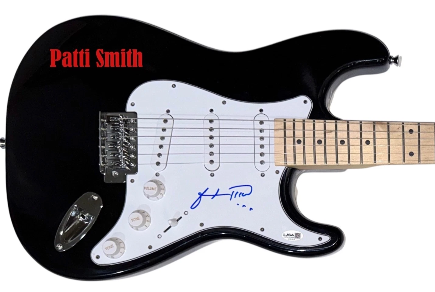 Patti Smith Signed Autograph Electric Guitar Horses Easter Rock Singer JSA COA