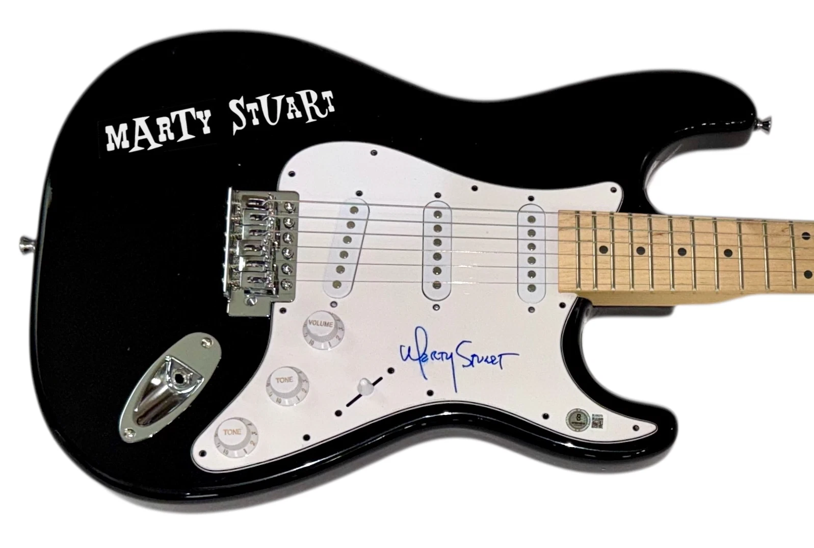 Marty Stuart Signed Autograph Electric Guitar Country Johnny Cash Beckett COA